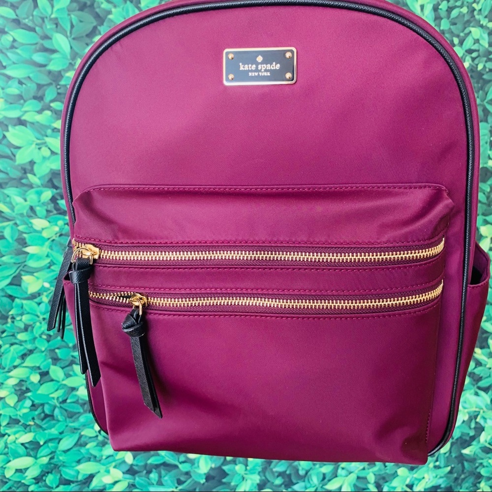 Kate Spade WKRU4710 Bradley Wilson Road Deep Plum - Picture 3 of 6